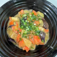 厚揚げと茄子のピーナッツペースト炒め|miyuさん