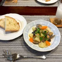 秋ざけと根菜のバター風味煮|lingesさん