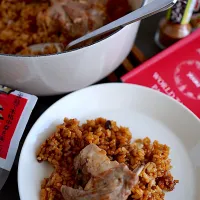 スペアリブと豆豉のごはん