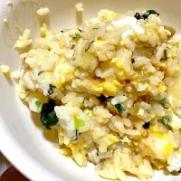 卵入り高菜味噌おじや（ちょっとずつお米増やし中|Ayaさん