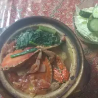 ワタリガニのトマト鍋