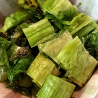 芭蕉菜の漬物完成|abekoさん