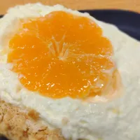みかんのレアチーズケーキ|ともさん