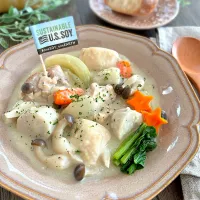 里芋の豆乳味噌シチュー|ゆーこどんさん