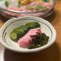 22/7の夕食　糠漬け|yoneさん
