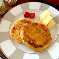 ブランチ♯フレンチトースト♯超熟マフィン♯ツルヤ♯ジャム|小松菜さん