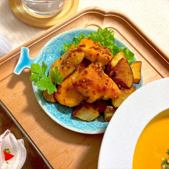 Snapdishの人気料理写真:ハニーマスタードチキン