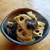 蓮根の海苔和え|くまちゃんさん