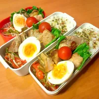 次男・私弁当|tamagomagomagoさん