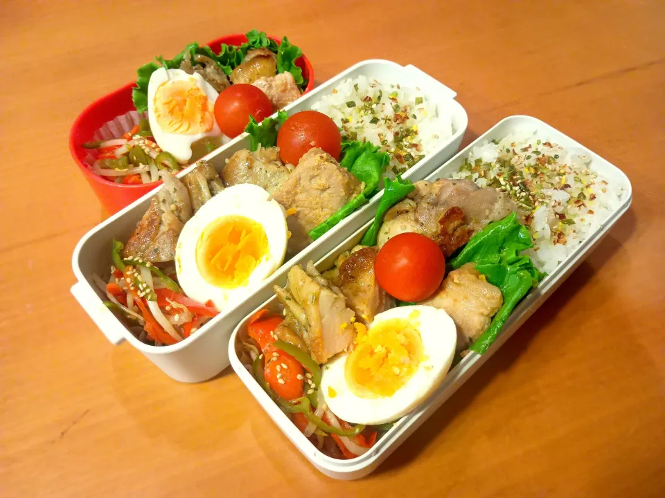 次男・私弁当|tamagomagomagoさん