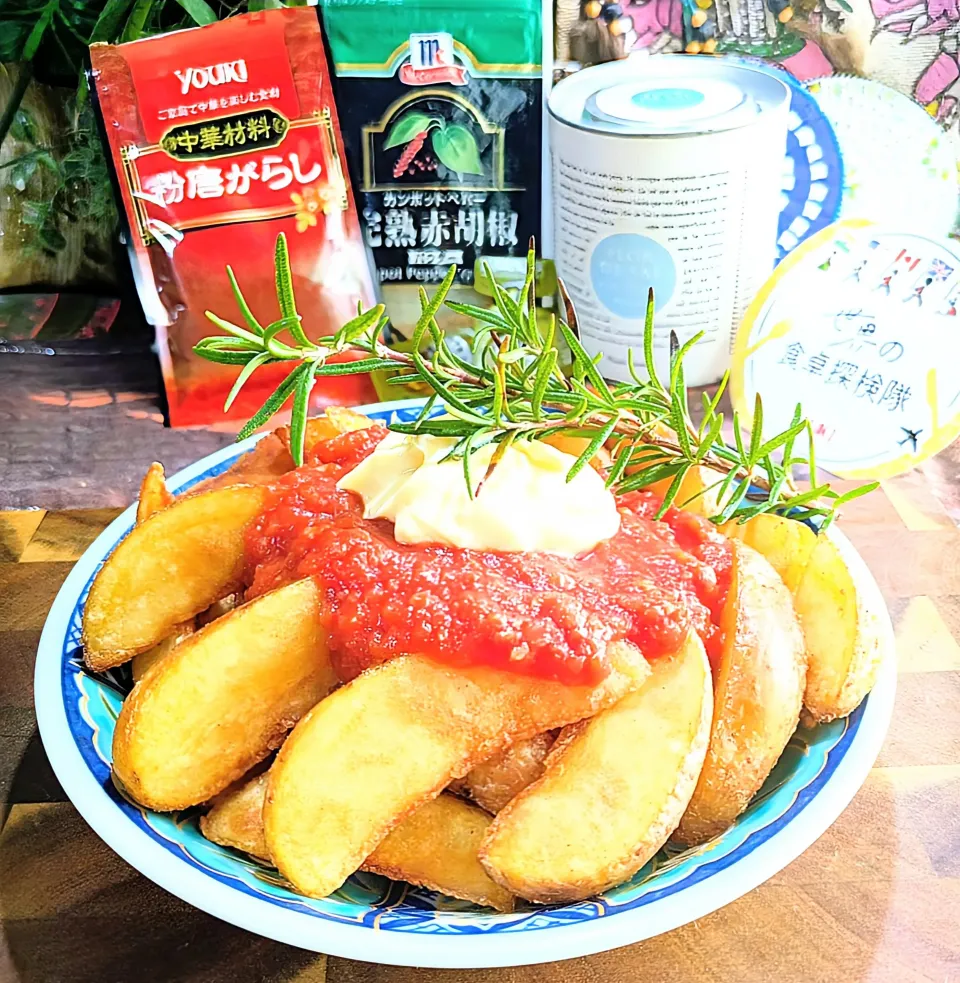 🌏『世界の食卓探検の旅〜🇪🇸スペイン』
【🇪🇸パタタブラバス】|ayaさん