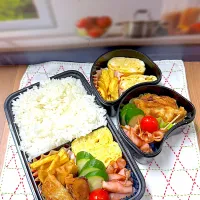 揚げ餃子弁当|アッキーさん