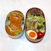 今日のオット弁当と、高３ムスメ弁当。|chi.aさん