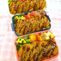 ヒレカツ弁当♥|みちゅあしさん