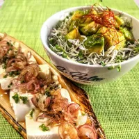 アボカドしらす飯
薬味のっけ豆腐|マギーさん