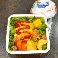 オムライス弁当¨̮♡︎|ミムリンさん