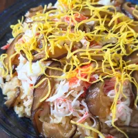 なんちゃってカニカマかにめし|ぱんだのままんさん