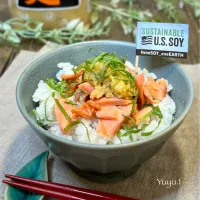 鮭の味噌焼きご飯|ゆーこどんさん