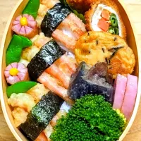 甘エビ天むす弁当🍱