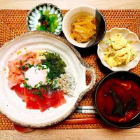 🐟夜【いろいろのっけ丼】🥚|Laniさん