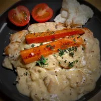 エリンギのクリームマスタードソース|R-Kさん