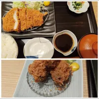 味噌カツと牡蠣フライ|アクちゃんさん