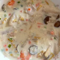 ゼンブミールごま豆乳リゾット？|獨樂さん