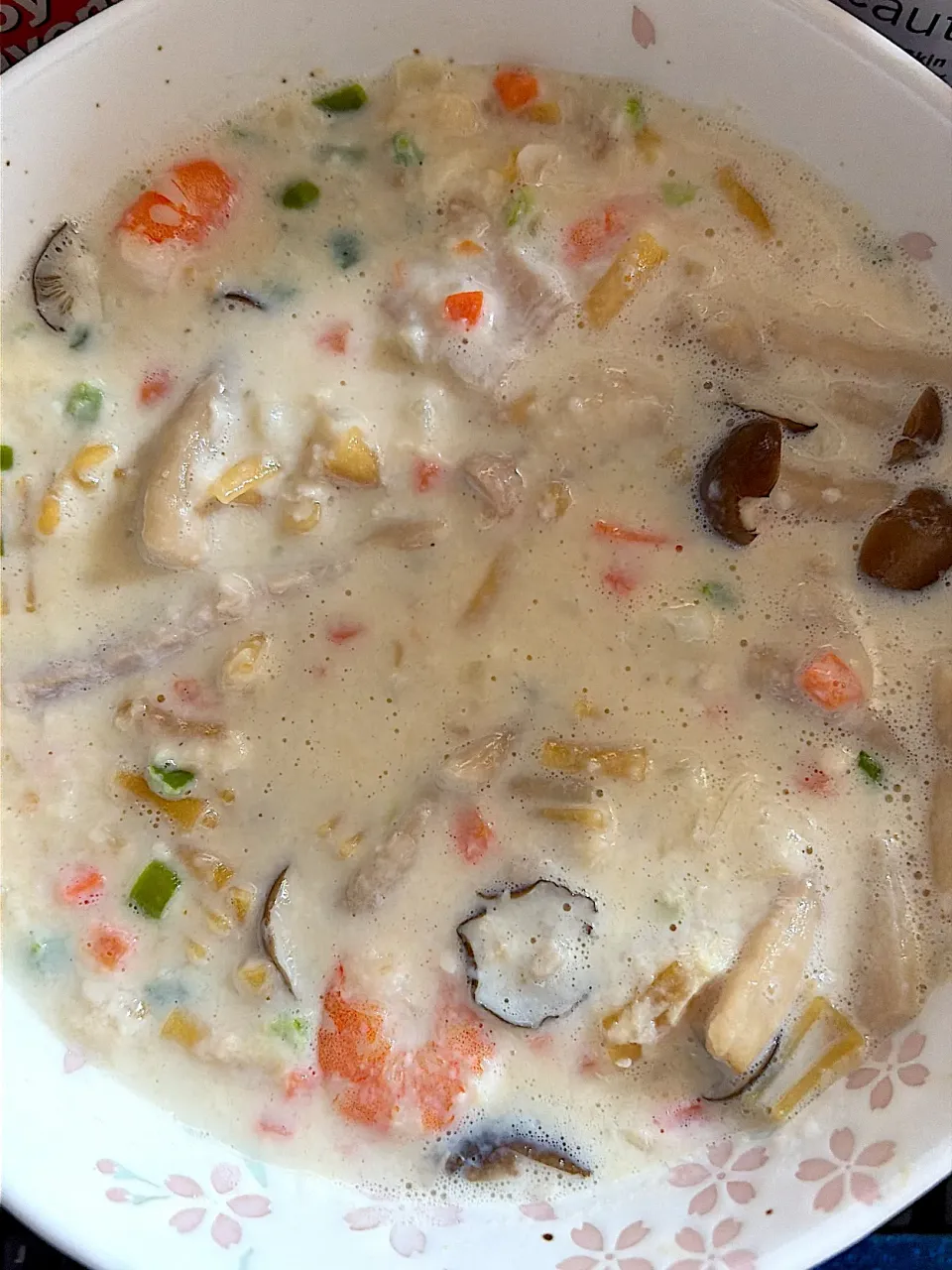 ゼンブミールごま豆乳リゾット？|獨樂さん