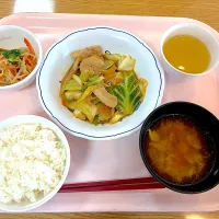 回鍋肉、ナムル、中華スープ|syasyo9_biyoriさん