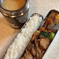 父お弁当（豚ロース味噌漬け）|takezooさん
