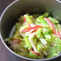 レタスとカニカマのコールスロー| ぱんだのままんさん