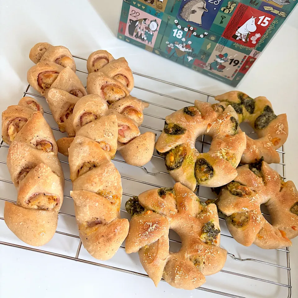 ＊紫蘇ジェノベーゼリースエピ
＊ベーコンエピ|さっちんさん