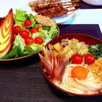 野菜旨煮ぶっかけうどん|マニラ男さん