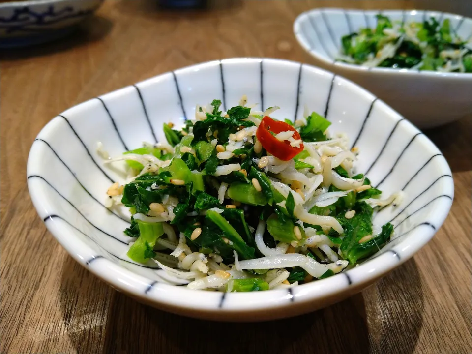 大根葉のじゃこ炒め|古尾谷りかこさん