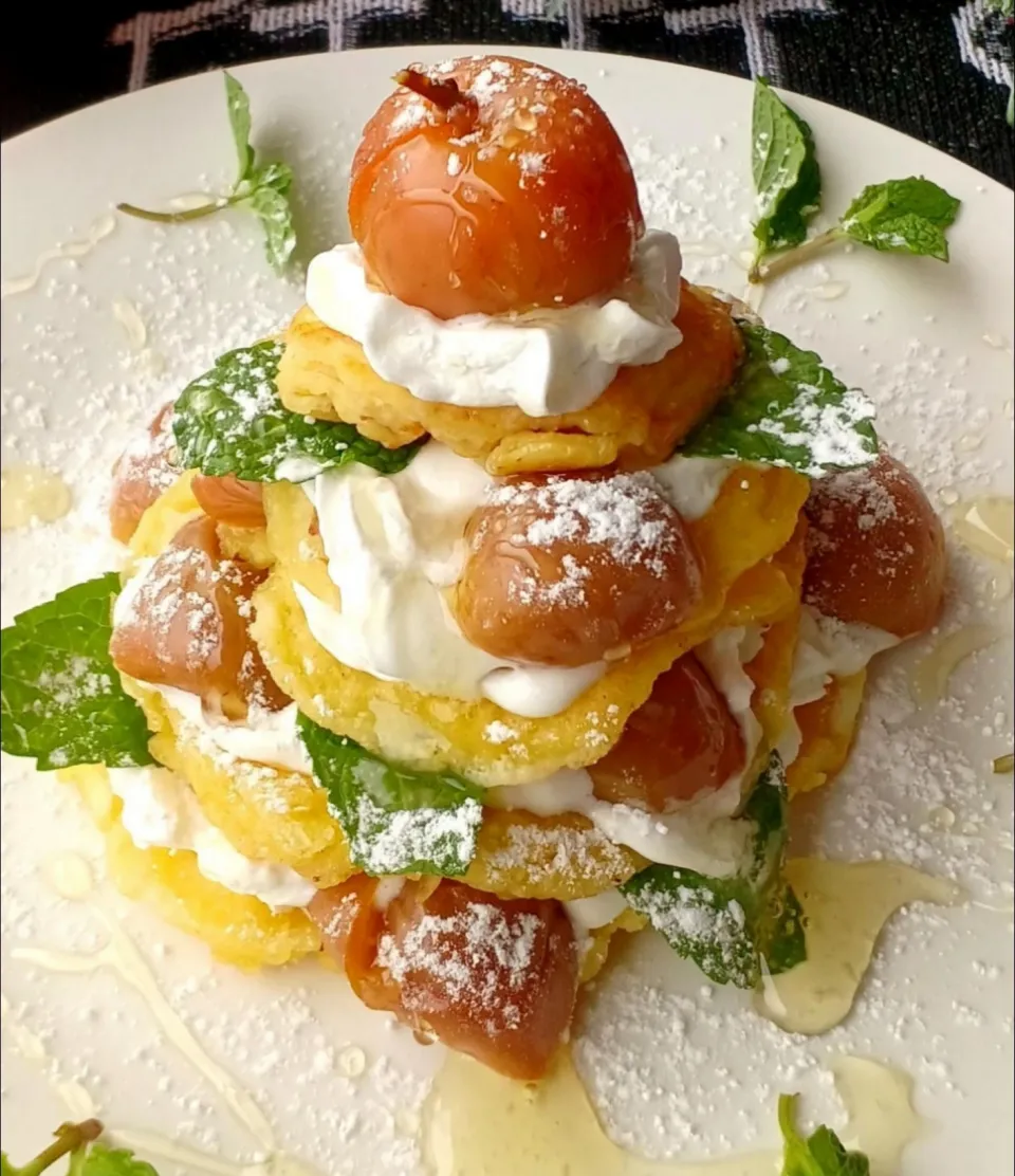 姫りんごのホットケーキ|おぜひめさん