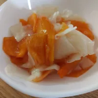 ☆☆☆大根と柿の甘酢和え|ひつじ先輩さん
