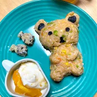 全然可愛くないけど😅孫の離乳食。|abekoさん