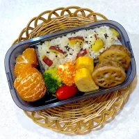 蓮根つくねの中学生弁当|リングさん