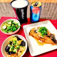 【主菜】揚げカレイのおろしポン酢|シュビラさん