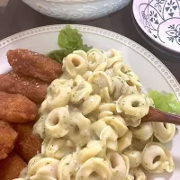 カルボナーラ風トルテリーニ|minipicnicさん