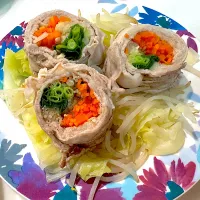 野菜の豚肉巻き|ゆみさん