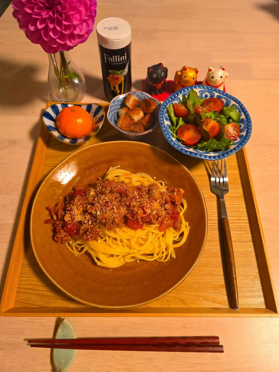 ミートソースパスタ|ちこさん