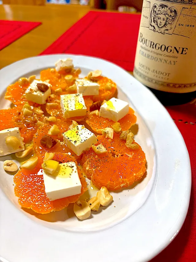 Snapdishの料理・レシピ写真:みかん×クリチ×ナッツ🍊｜旬を食べよう！みかん活用大辞典