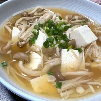 きのこと豆腐の柚子胡椒煮