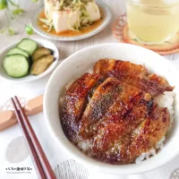 なすの蒲焼き丼|ゆずぽんさん