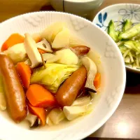 ソーセージとキャベツのポトフ|リフルシャッフルさん