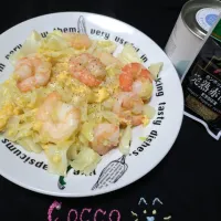 エビとキャベツの卵炒め✨|cocco+さん