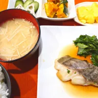 鱈の煮付け定食| 伊藤央さん