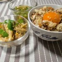 ちくわオイスタ納豆飯
えのたま
春キャベツのだしスープ|マギーさん