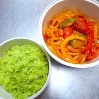 🍝うどりたん＆ずんだ弁当🫛|ゆきさんさん